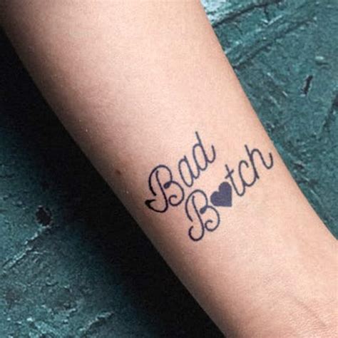 bitch tattoo|bad bitch tattoos .